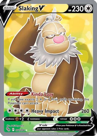 Slaking V (Full Art) (PGO-077) (Holofoil)
