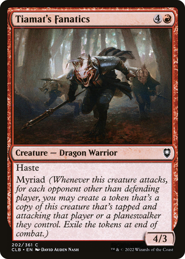 Tiamat's Fanatics (CLB-202) (Foil)
