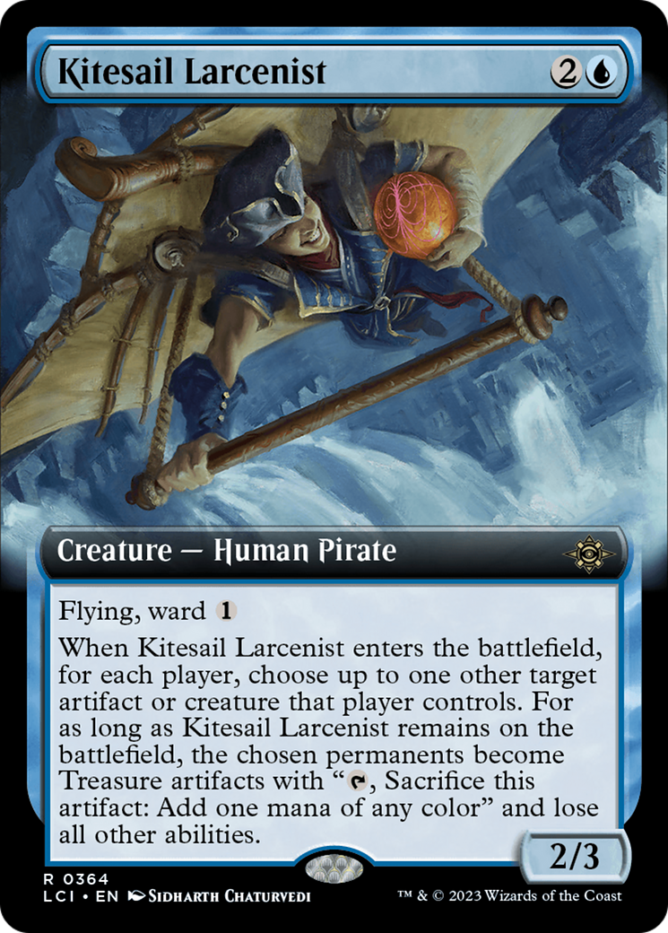 Kitesail Larcenist (LCI-364) (Extended Art) (Foil)