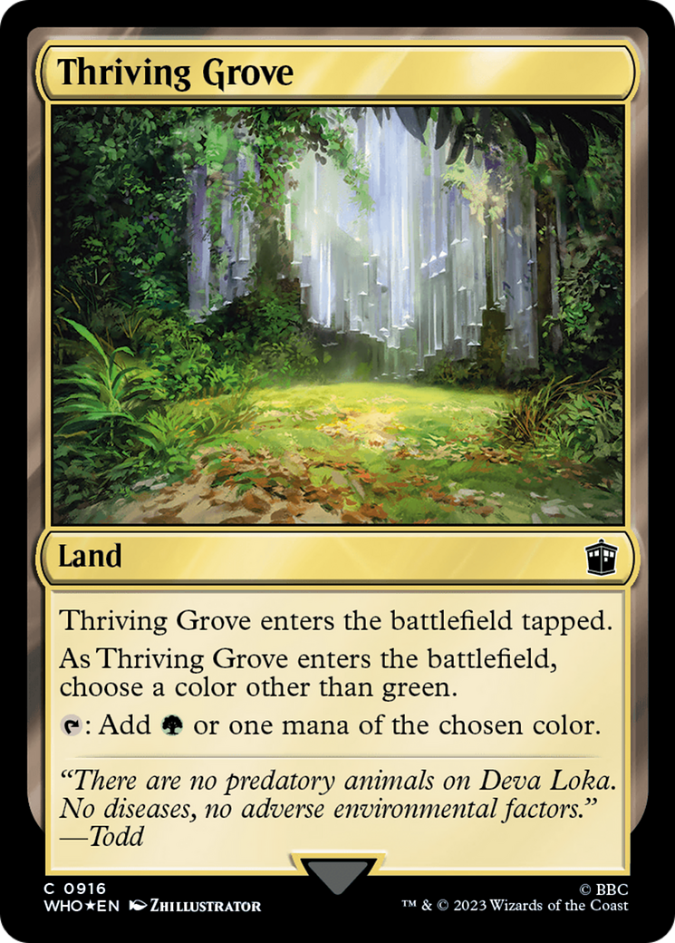 Thriving Grove (WHO-916) (Surge Foil)
