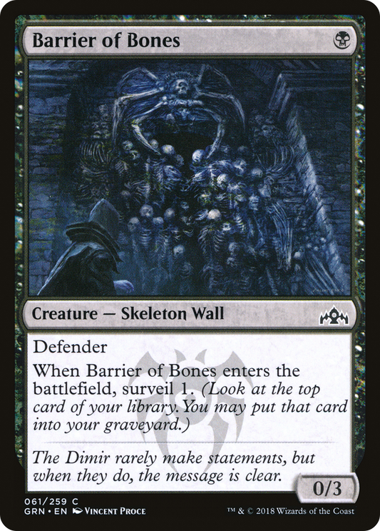 Barrier of Bones (GRN-061)