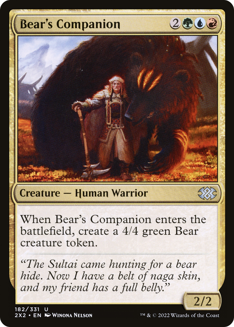 Bear's Companion (2X2-182)