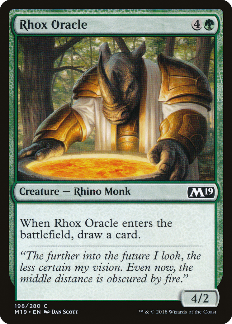 Rhox Oracle (M19-198) (Foil)