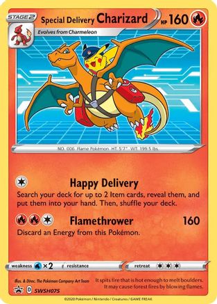 Special Delivery Charizard (SSP-SWSH075) (Holofoil)