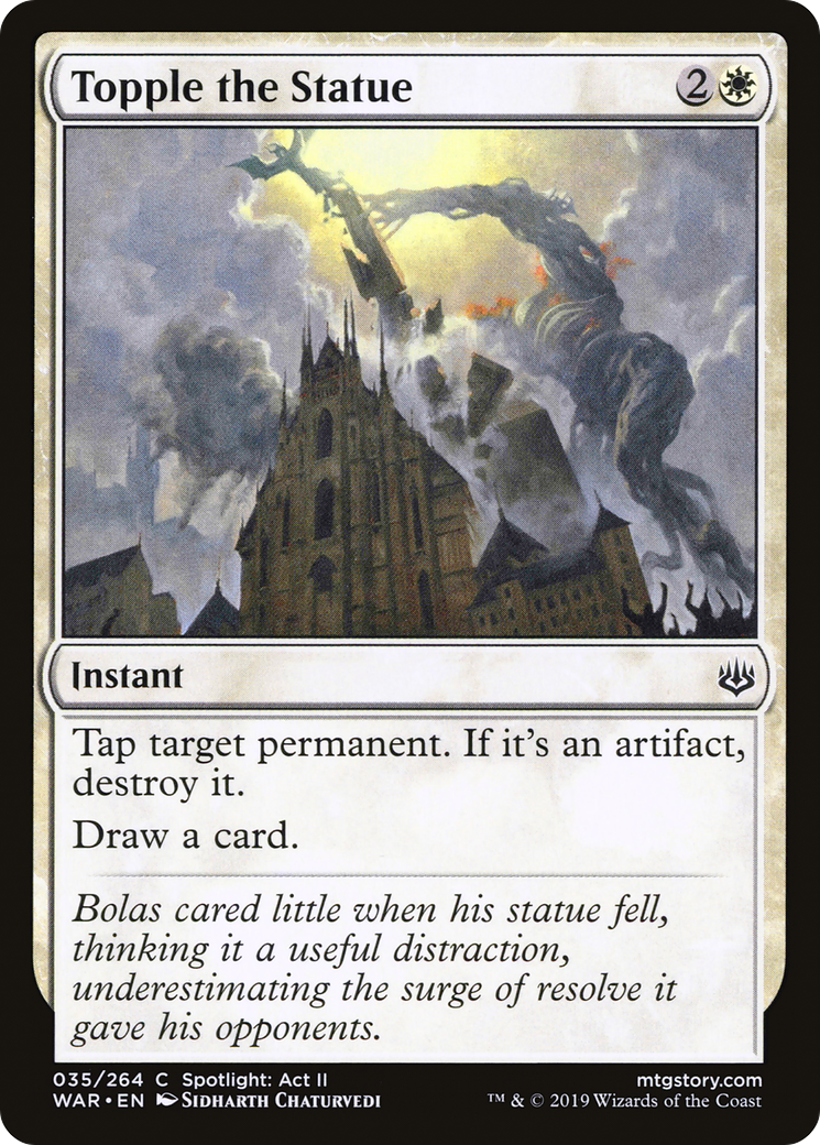 Topple the Statue (WAR-035)