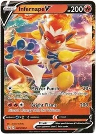 Infernape V (SSP-SWSH252) (Holofoil)