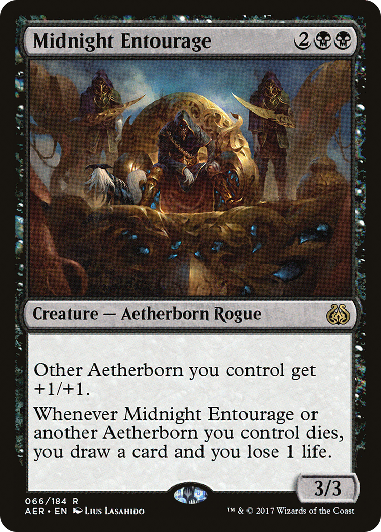Midnight Entourage (AER-066) (Foil)