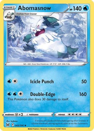 Abomasnow (LOR-043)