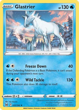 Glastrier (LOR-051) (Reverse Holofoil)