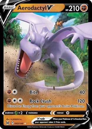 Aerodactyl V (LOR-092) (Holofoil)