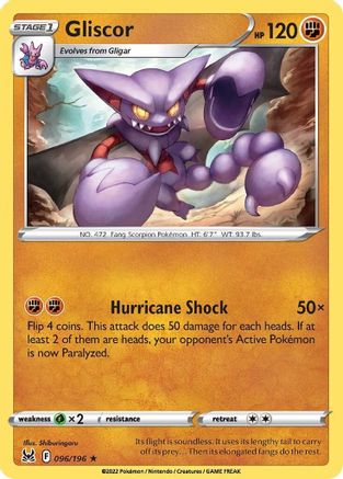 Gliscor (LOR-096) (Reverse Holofoil)