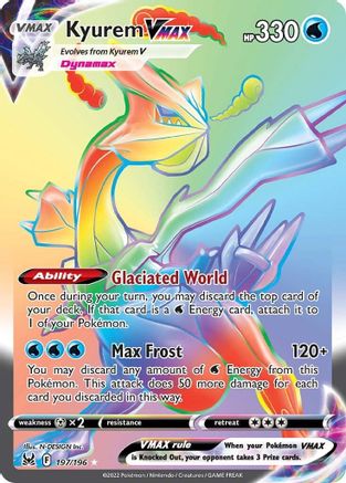 Kyurem VMAX (Secret) (LOR-197) (Holofoil)