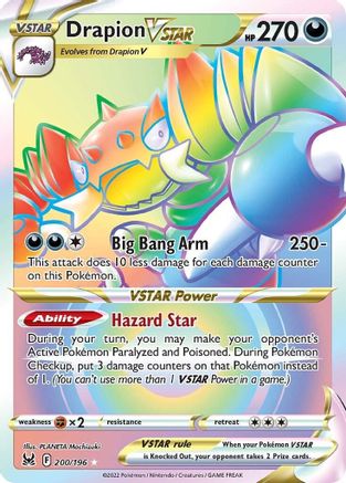 Drapion VSTAR (Secret) (LOR-200) (Holofoil)