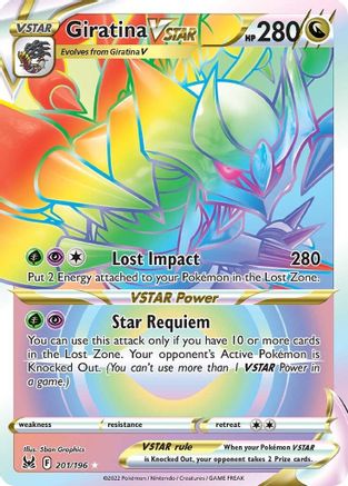 Giratina VSTAR (201) (Secret) (LOR-201) (Holofoil)