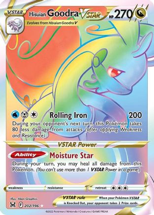 Hisuian Goodra VSTAR (Secret) (LOR-202) (Holofoil)
