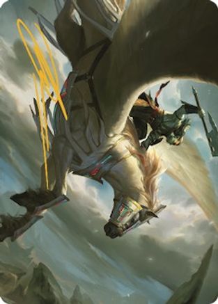 Cleaving Skyrider Art Card (Gold-Stamped Signature) (ASDMU-005)
