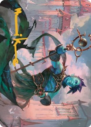 Haughty Djinn Art Card (Gold-Stamped Signature) (ASDMU-015)