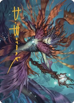 Vodalian Hexcatcher Art Card (Gold-Stamped Signature) (ASDMU-020)
