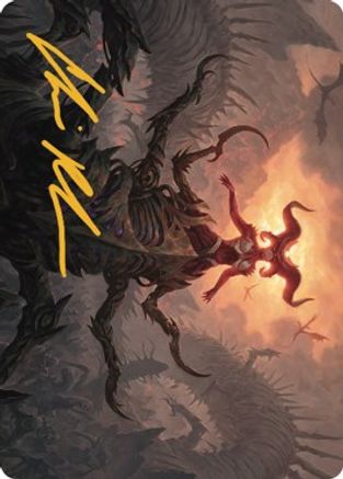 Sheoldred, the Apocalypse Art Card (Gold-Stamped Signature) (ASDMU-026)