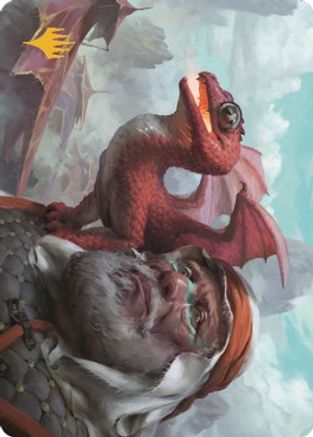 Dragon Whelp Art Card (Gold-Stamped Signature) (ASDMU-029)