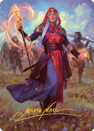 Jaya, Fiery Negotiator Art Card (34/81) (Gold-Stamped Signature) (ASDMU-034)