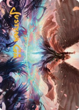 Iridian Maelstrom Art Card (Gold-Stamped Signature) (ASDMU-047)