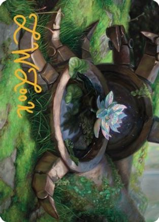 Timeless Lotus Art Card (Gold-Stamped Signature) (ASDMU-057)