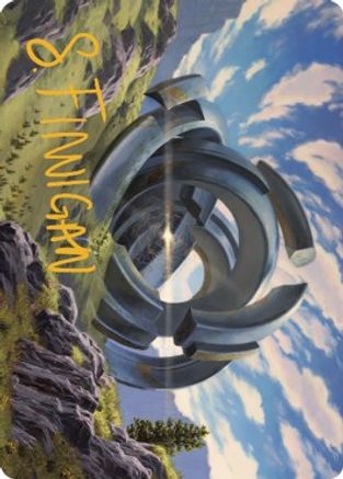 Thran Portal Art Card (Gold-Stamped Signature) (ASDMU-060)