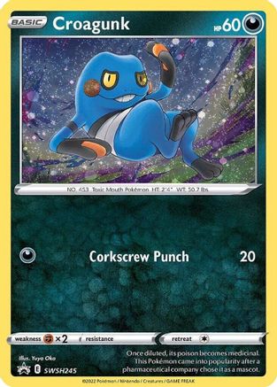 Croagunk (SSP-SWSH245) (Holofoil)