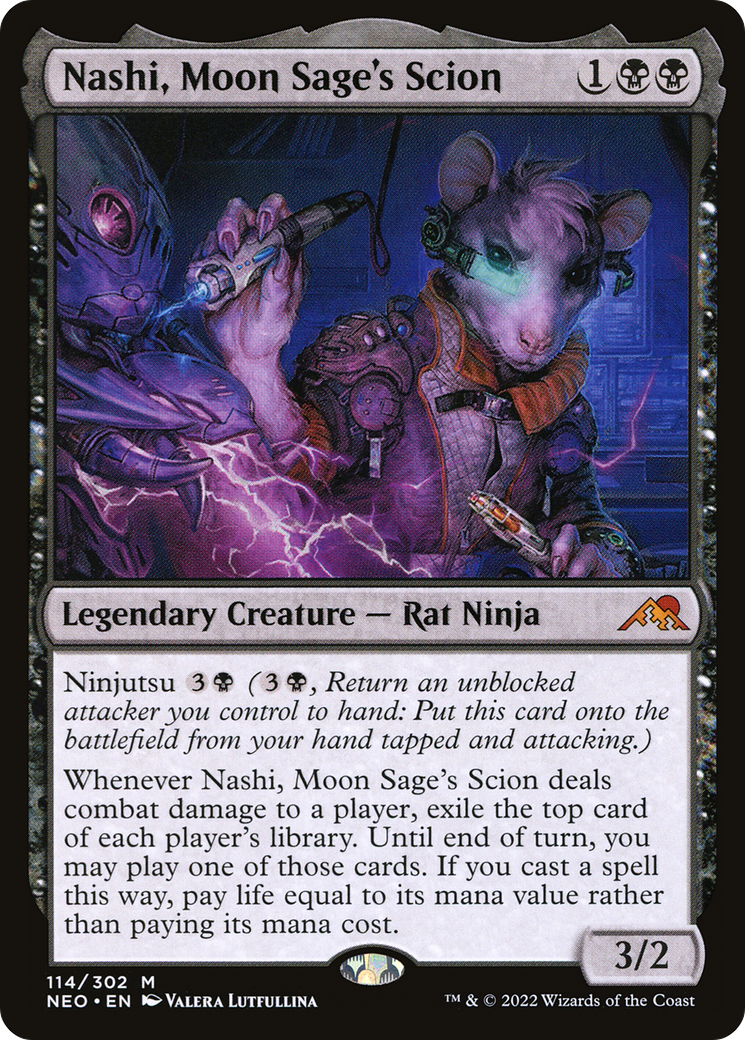 Nashi, Moon Sage's Scion (NEO-114) (Foil)