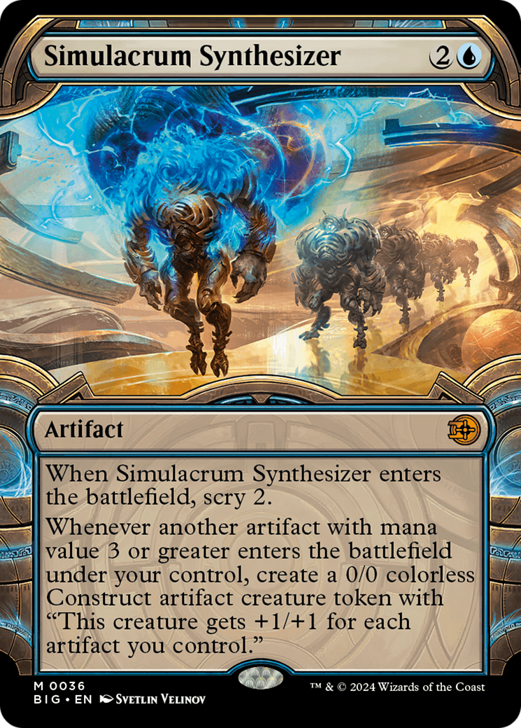 Simulacrum Synthesizer (BIG-036) (Showcase) (Foil)