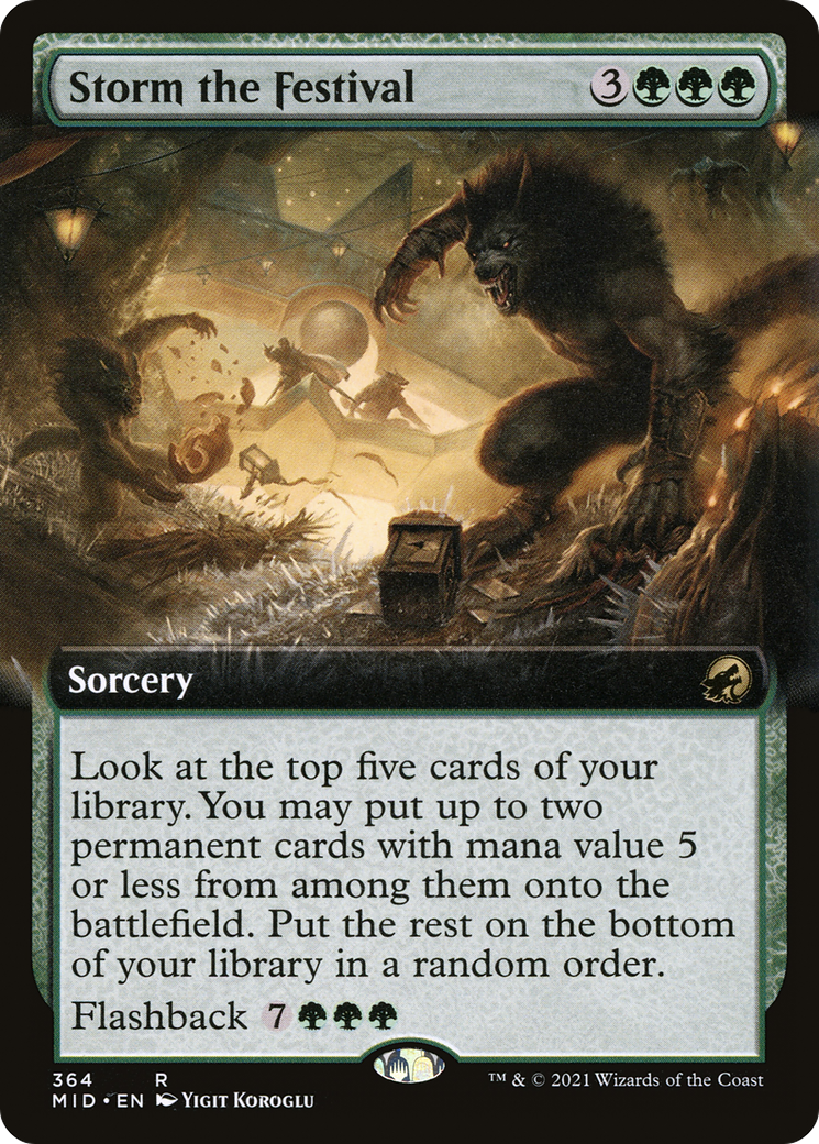 Storm the Festival (MID-364) (Extended Art) (Foil)