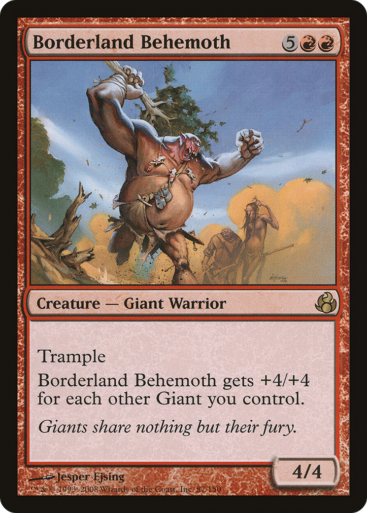 Borderland Behemoth (MOR-087) (Foil)