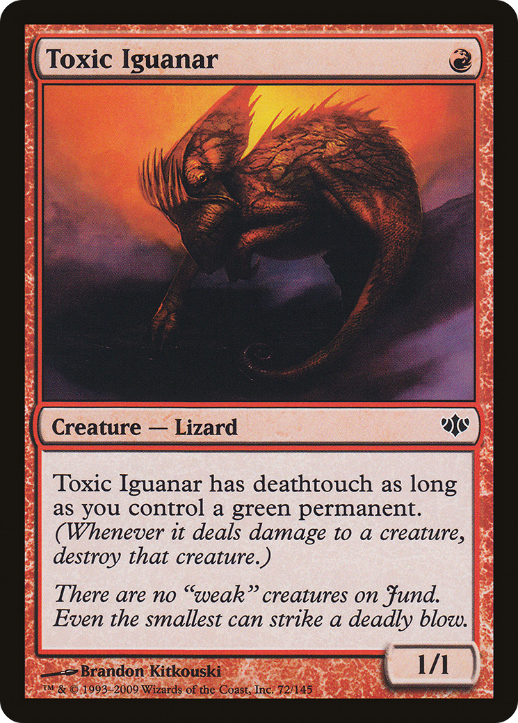 Toxic Iguanar (CON-072) (Foil)