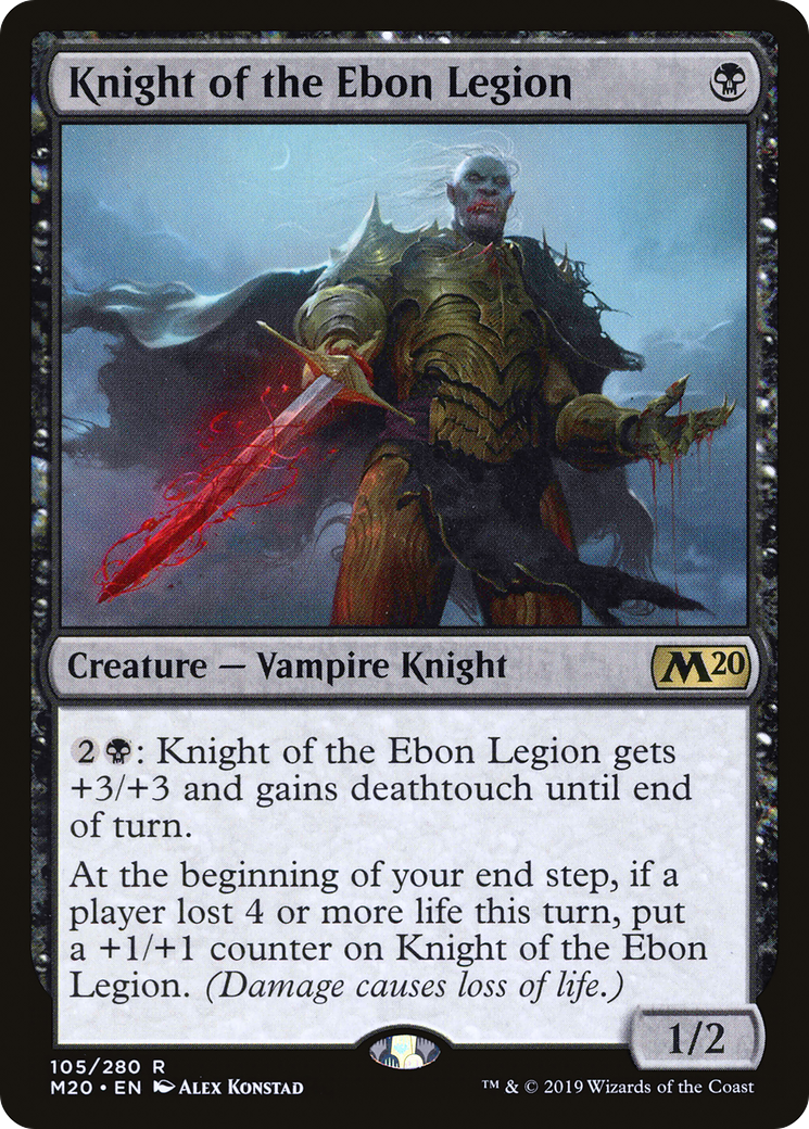 Knight of the Ebon Legion (M20-105) (Foil)