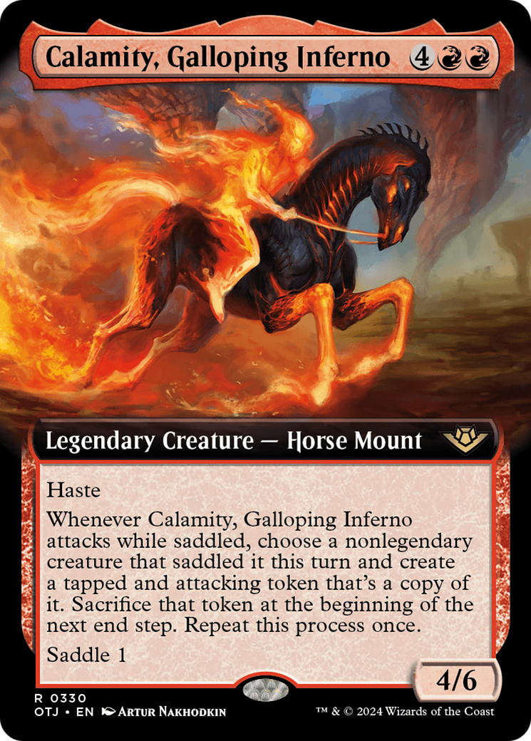Calamity, Galloping Inferno (OTJ-330) (Extended Art) (Foil)