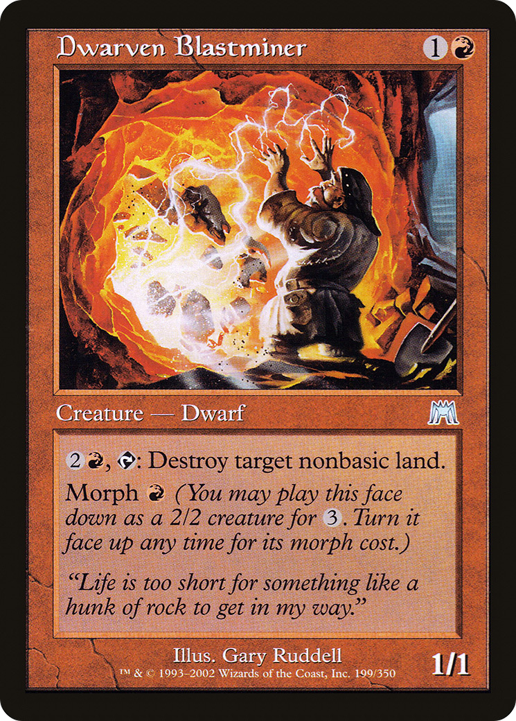 Dwarven Blastminer (ONS-199) (Foil)