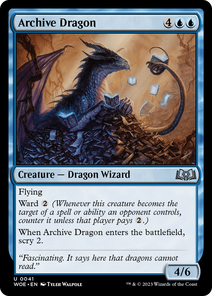 Archive Dragon (WOE-041) (Foil)