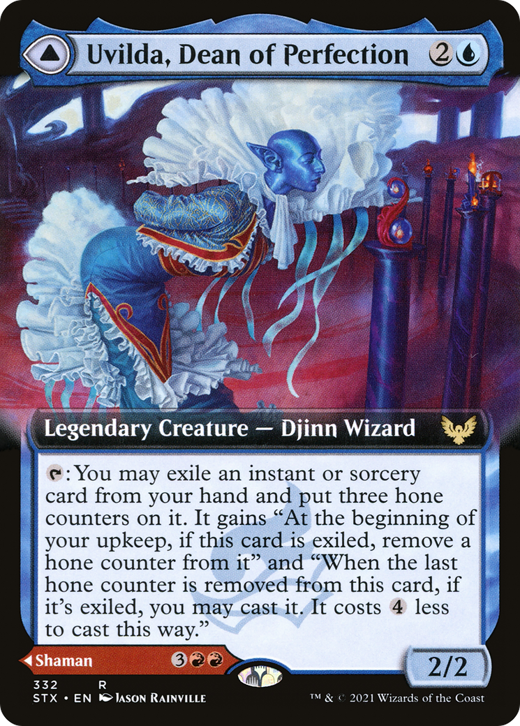 Uvilda, Dean of Perfection // Nassari, Dean of Expression (STX-332) (Extended Art)