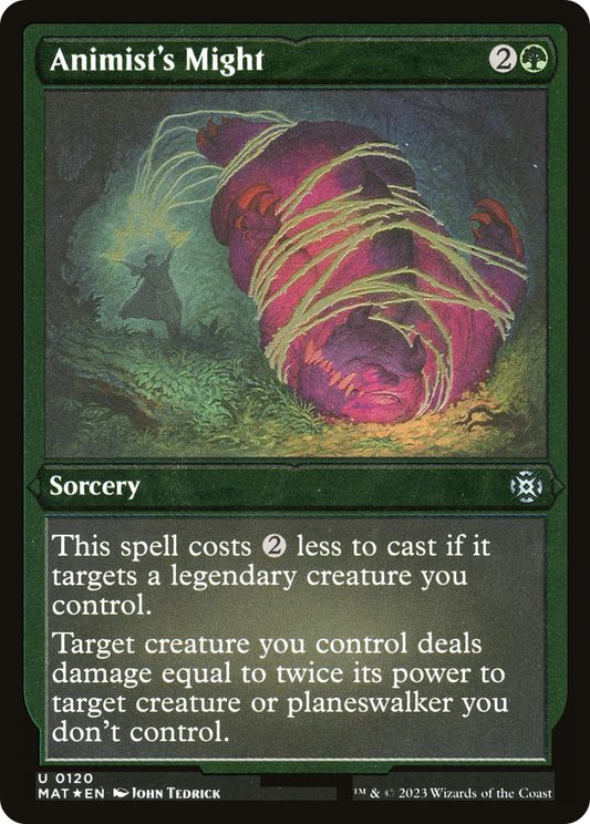 Animist's Might (MAT-120) (Etched Foil)
