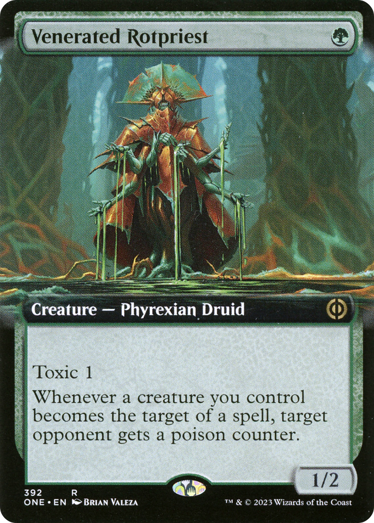 Venerated Rotpriest (ONE-392) (Extended Art) (Foil)