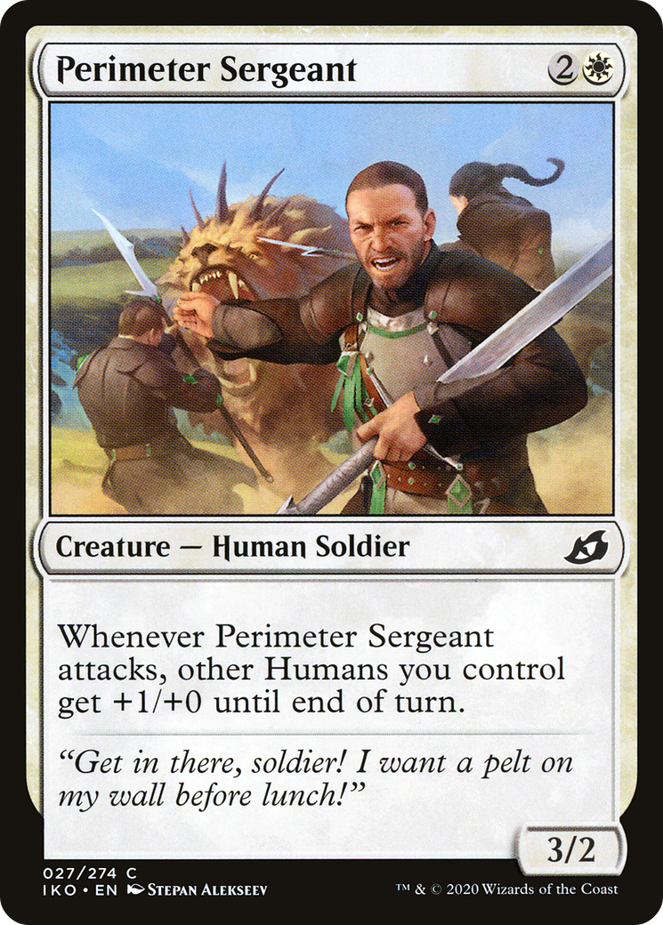 Perimeter Sergeant (IKO-027) (Foil)
