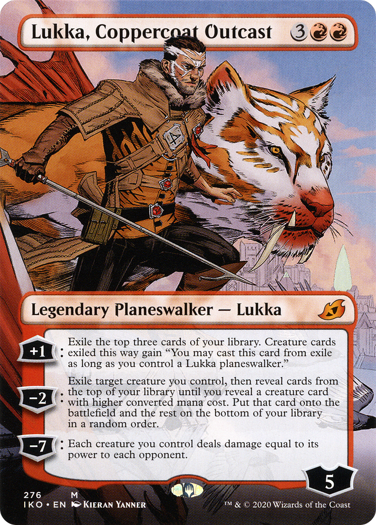 Lukka, Coppercoat Outcast (IKO-276) (Borderless) (Foil)