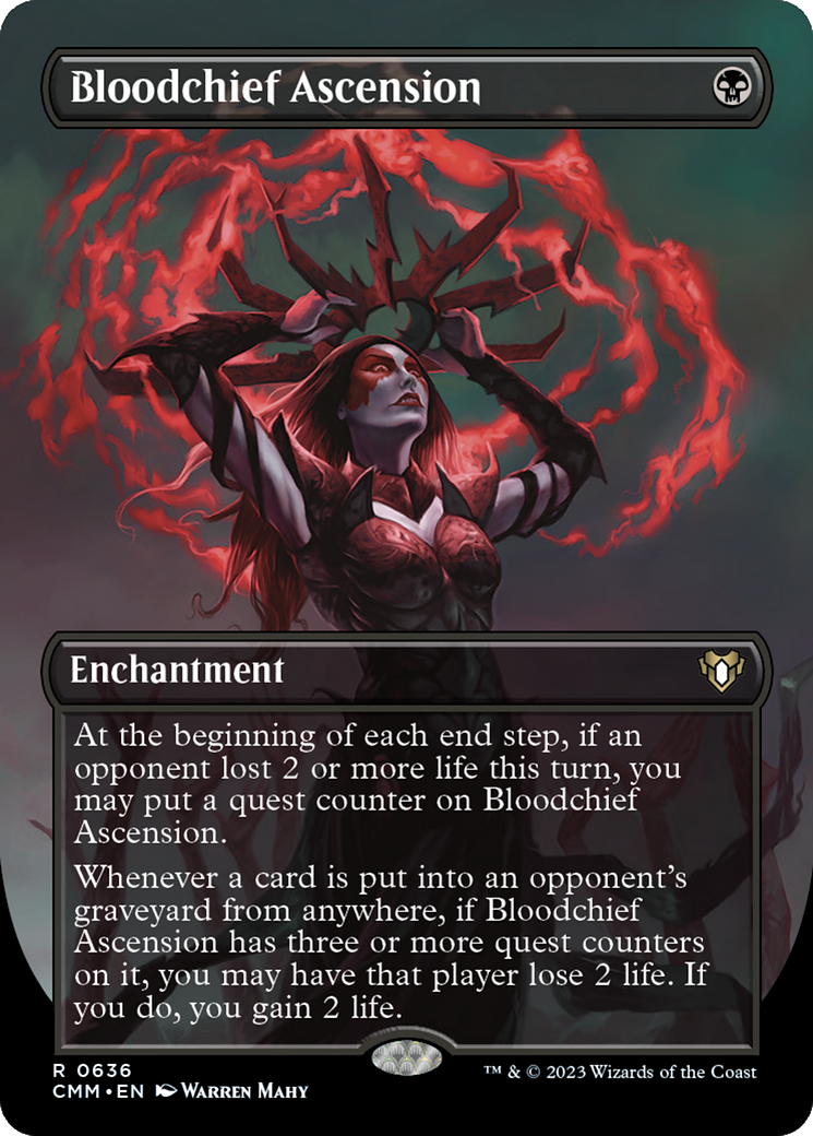 Bloodchief Ascension (CMM-636) (Borderless) (Foil)