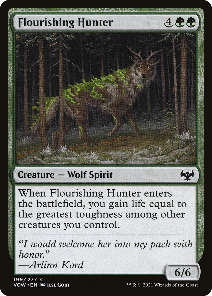 Flourishing Hunter (VOW-199) (Foil)