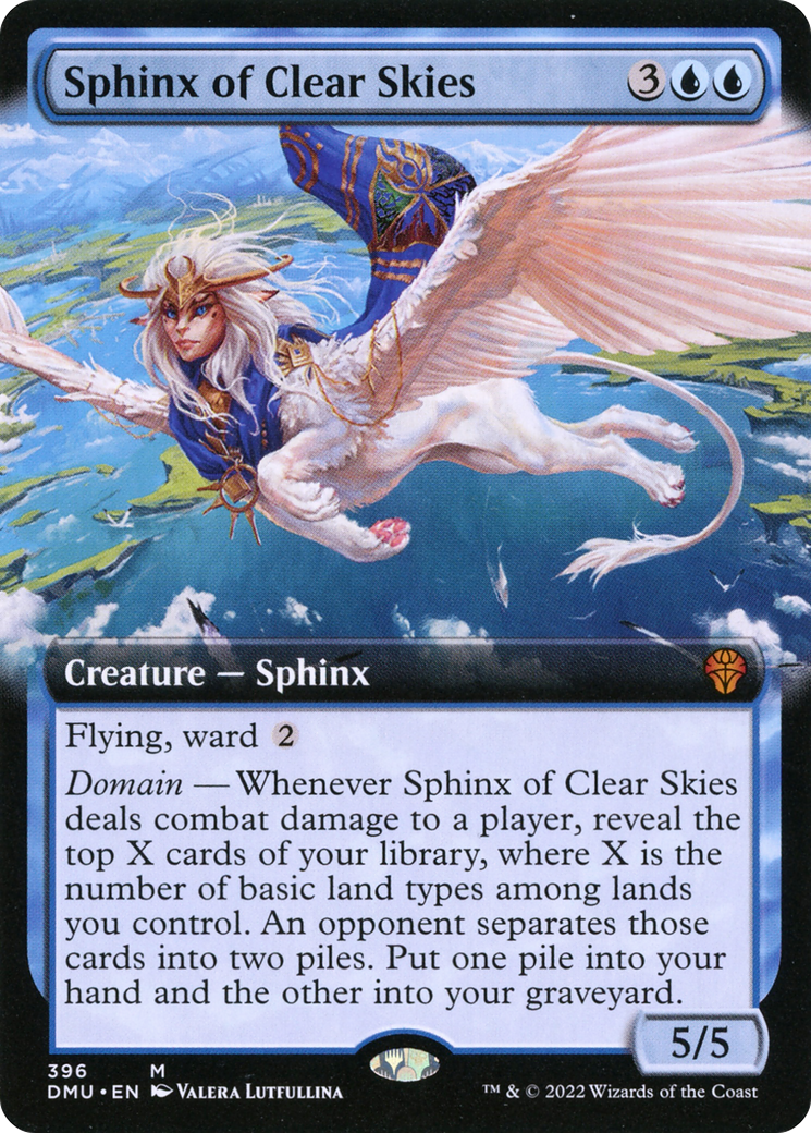 Sphinx of Clear Skies (DMU-396) (Extended Art) (Foil)