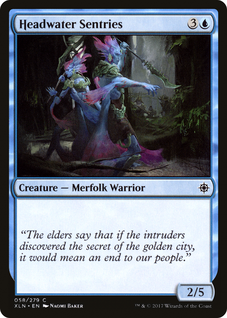 Headwater Sentries (XLN-058) (Foil)
