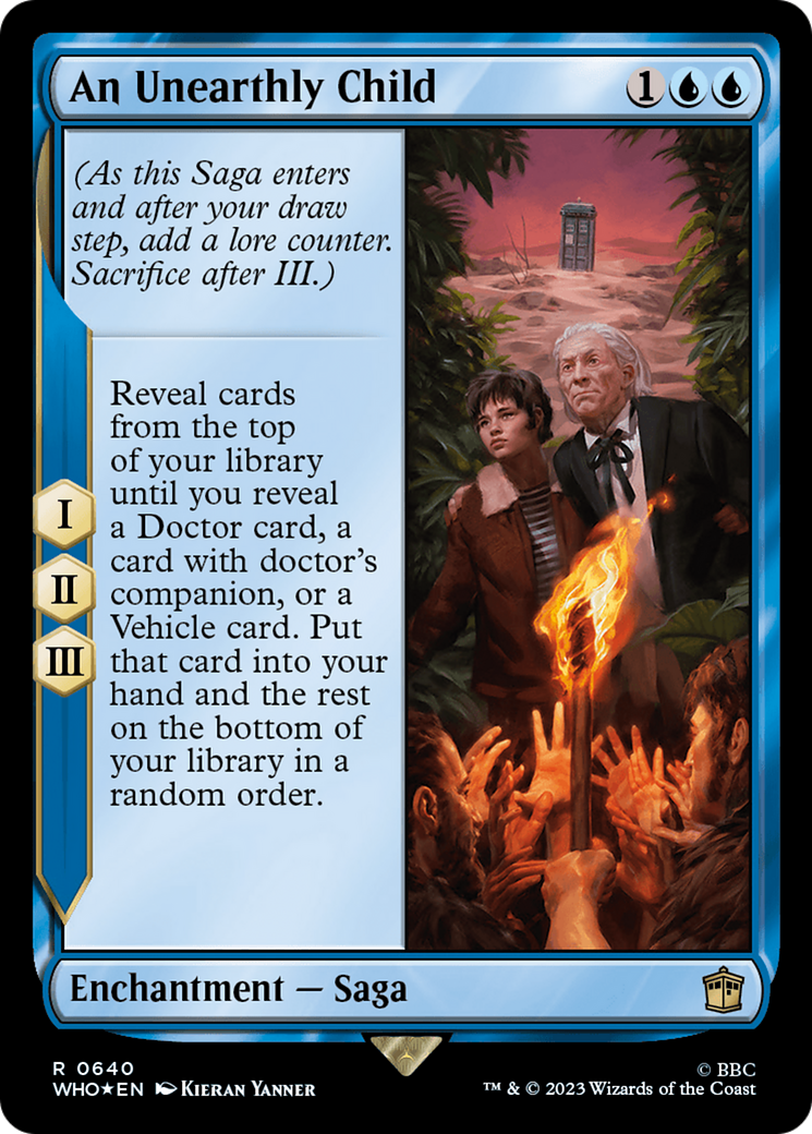 An Unearthly Child (WHO-640) (Surge Foil)