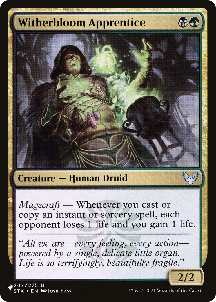 Witherbloom Apprentice (LIST-STX-247)