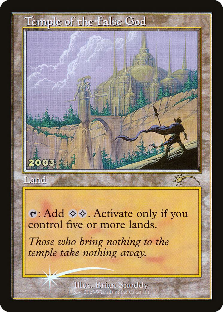 Temple of the False God (P30A-011) (Foil)